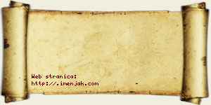 Janko Predić vizit kartica